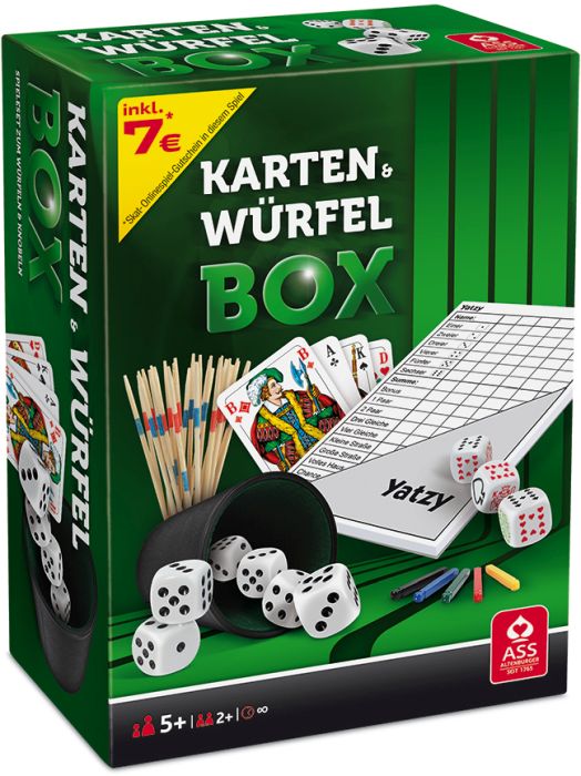 Würfel- und Kartenbox, Nr: 22574102 Würfel- und Kartenbox, Nr: 22574102