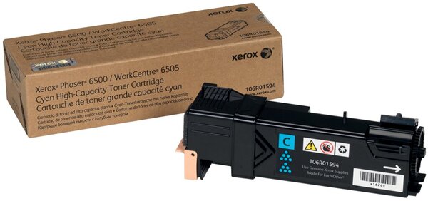Toner Cartridge HC für Phaser 6500/ WC6505, cyan, für ca. 2.500 Seiten