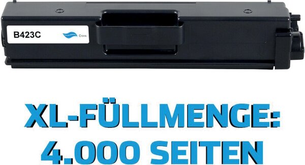 New Build Toner ersetzt Brother TN-423C, cyan, für HL-L8260CDW