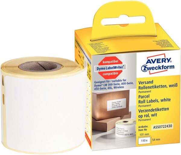 ZWECKFORM AVERY ADRESS-ETIKETT 54X101MM (ASS0722430)