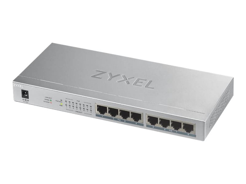 ZYXEL Switch 8x GS1008 PoE+