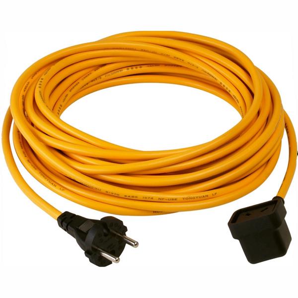 Zubehör/Ersatzteil: Nucable-Zuleitung 3-adrig, 10 m x 1,00 mm, NuCable | gelb <br>passend für Sprühextraktionsgerät HL - 15 (67449)