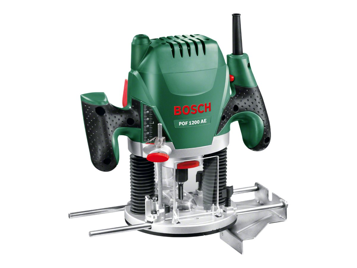 BOSCH POF 1200 AE Oberfräse 1200 W, max. Fräskorbhub 55 mm (060326A100) BOSCH POF 1200 AE Oberfräse 1200 W, max. Fräskorbhub 55 mm (060326A100)