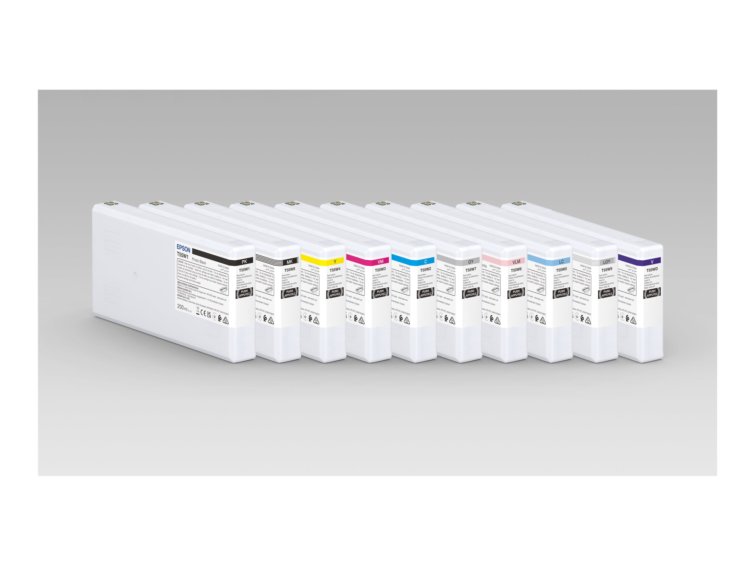 EPSON T55W6 Vivid Light Magenta Ink Cartridge 200ml