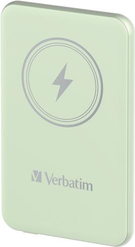 VERBATIM Charge´n´Go Magnetic Wireless Power Bank 5000 Green