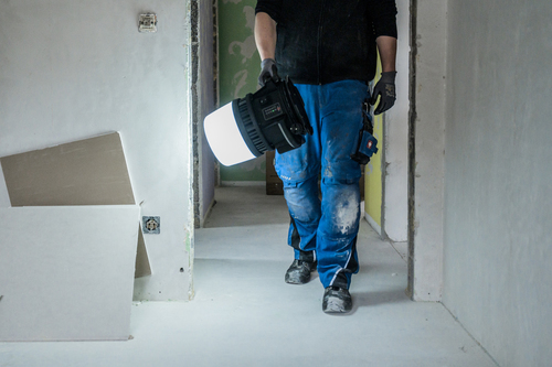 BRENNENSTUHL Multi Battery LED 360° Hybrid Baustrahler