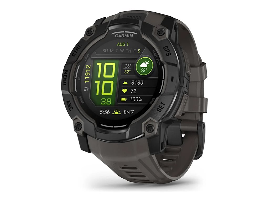GARMIN Instinct 3 AMOLED 50 mm Smartwatch schwarz