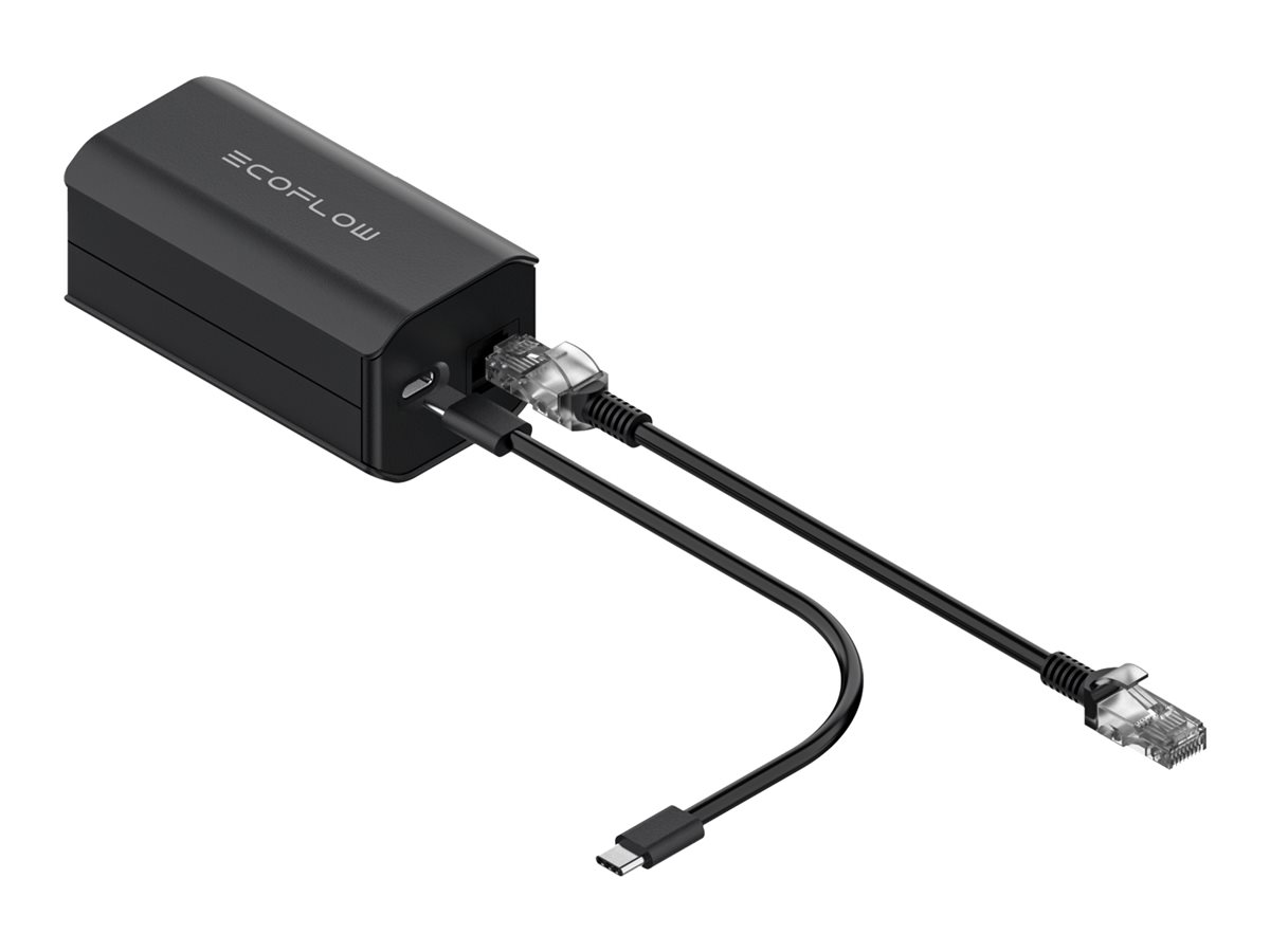 ECOFLOW Erdungsadapter für tragbare Powerstation (schwarz)