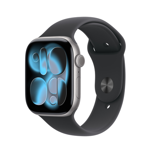 APPLE Watch S11 Aluminium 46mm Space Grau (Sportarmband schwarz) M/L