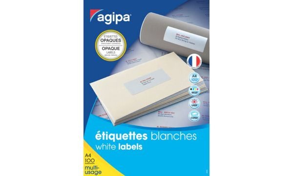 agipa Blickdichte Versand-Etiketten , 199,6 x 143,5 mm (66000355) agipa Blickdichte Versand-Etiketten , 199,6 x 143,5 mm (66000355)