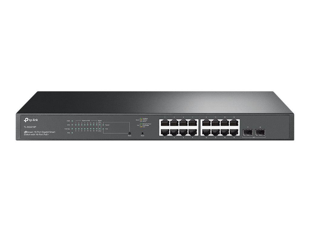 TP-LINK TL-SG2218P 16-Port Gigabit L2 Sm. Switch PoE+ 2x SFP+