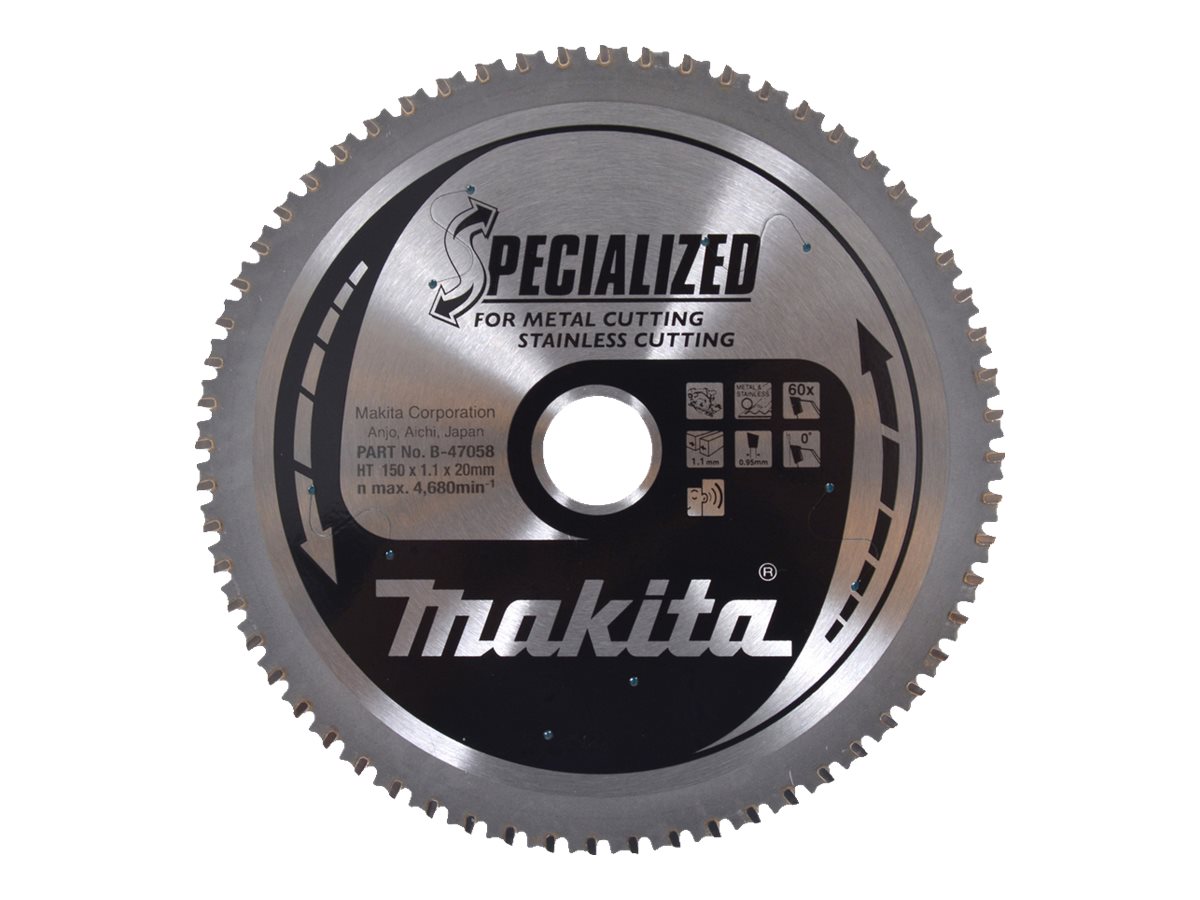 MAKITA Specialized - Kreissägeblatt - für Metall, Edelstahl, Stahl - 150 mm - 6
