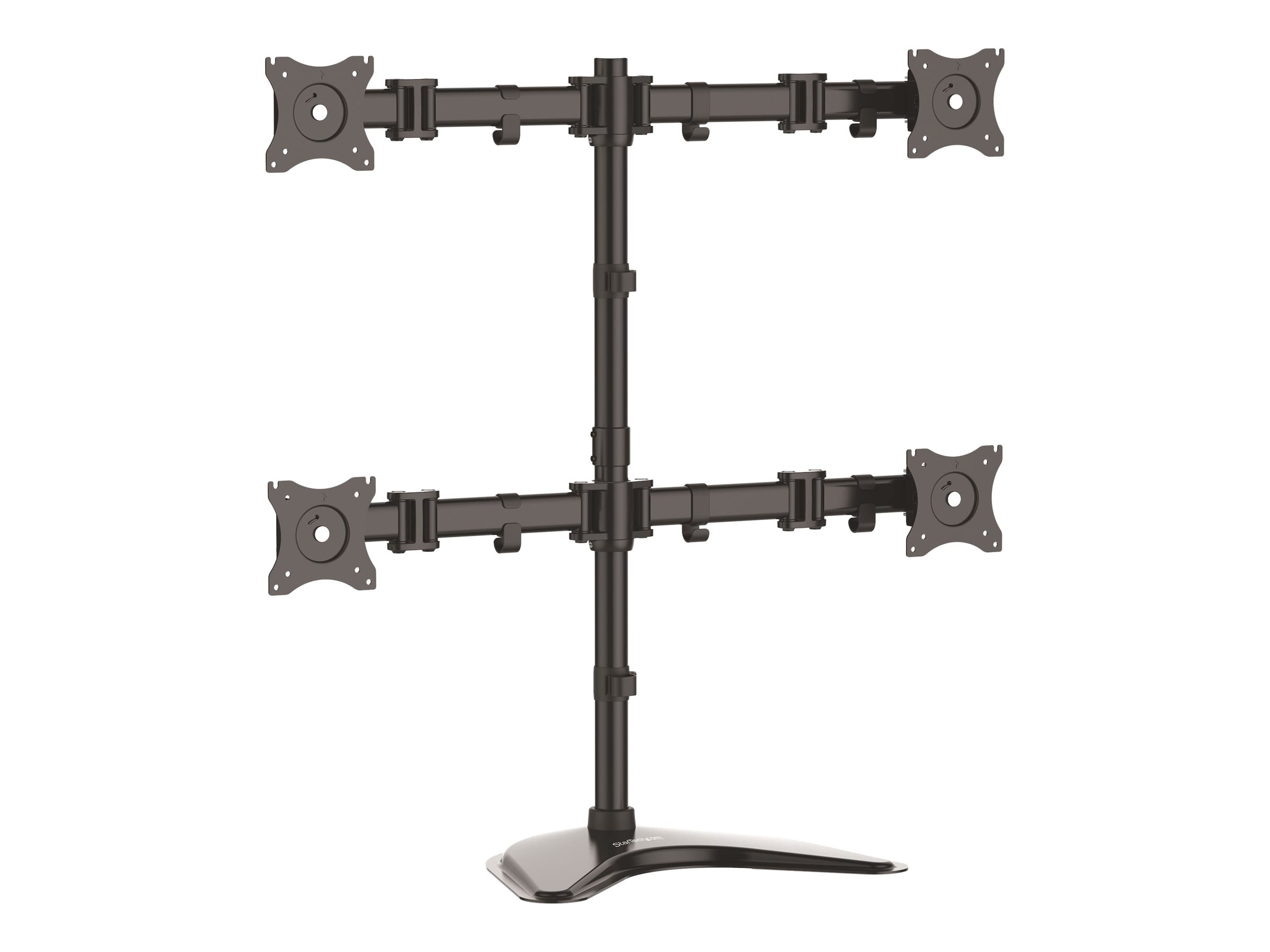 STARTECH.COM Vierfach-Monitorhalter - Schwenkbar - Verstellbarer 4 Monitorständ