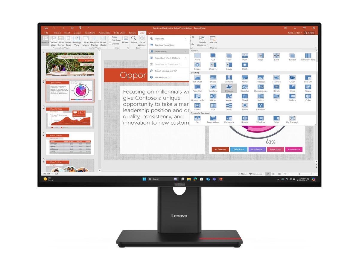 LENOVO ThinkVision T27-40 68,58cm (27")