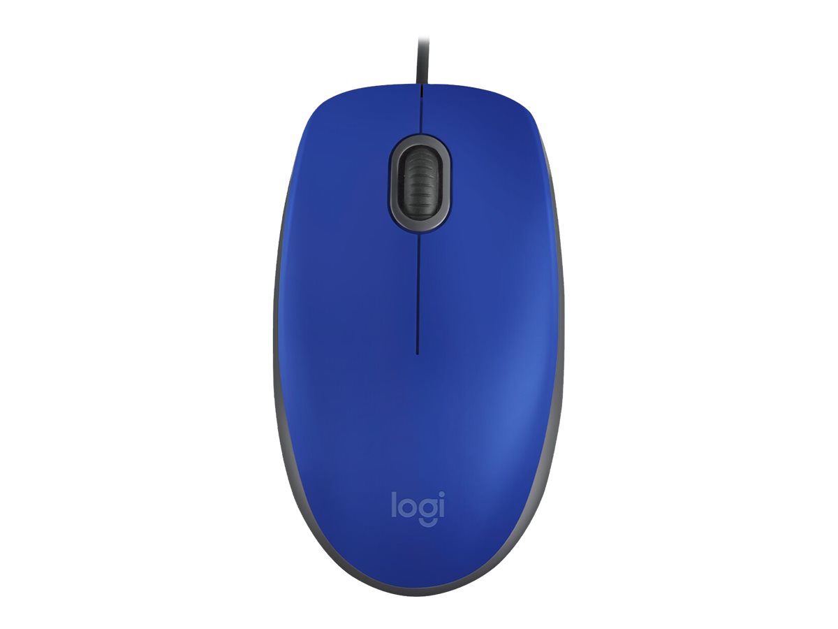 LOGITECH M110 Maus Beidhändig USB Typ-A Optisch 1000 DPI