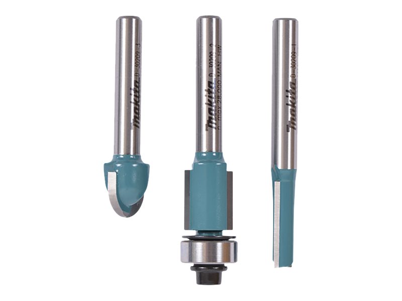 Makita - Fräs-Bitsatz - 3 Stücke (D-30209)