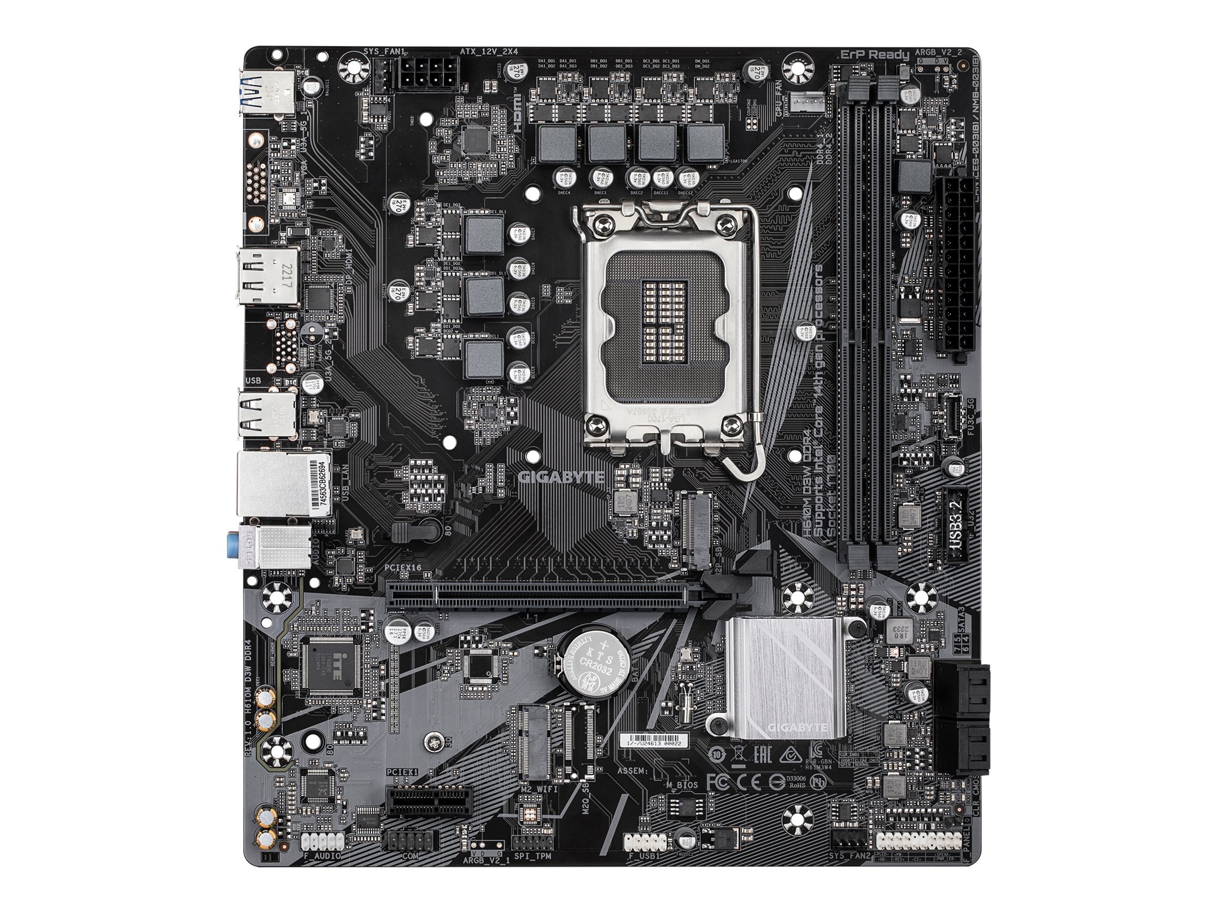 GIGABYTE GIGA H610M D3W S1700