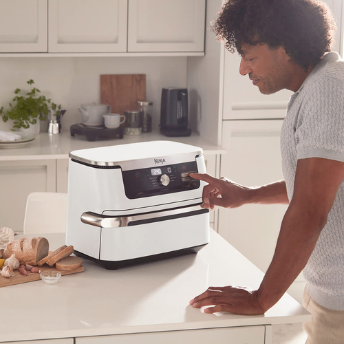 NINJA AF500EUWH Foodi FlexDrawer 10,4l, weiß