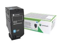 LEXMARK Cyan Tonerpatrone LCCP, LRP, Lexmark Corporate