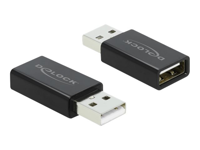 DELOCK USB 2.0 Adapter Typ-A Stecker zu Typ-A Buchse Datenblocker