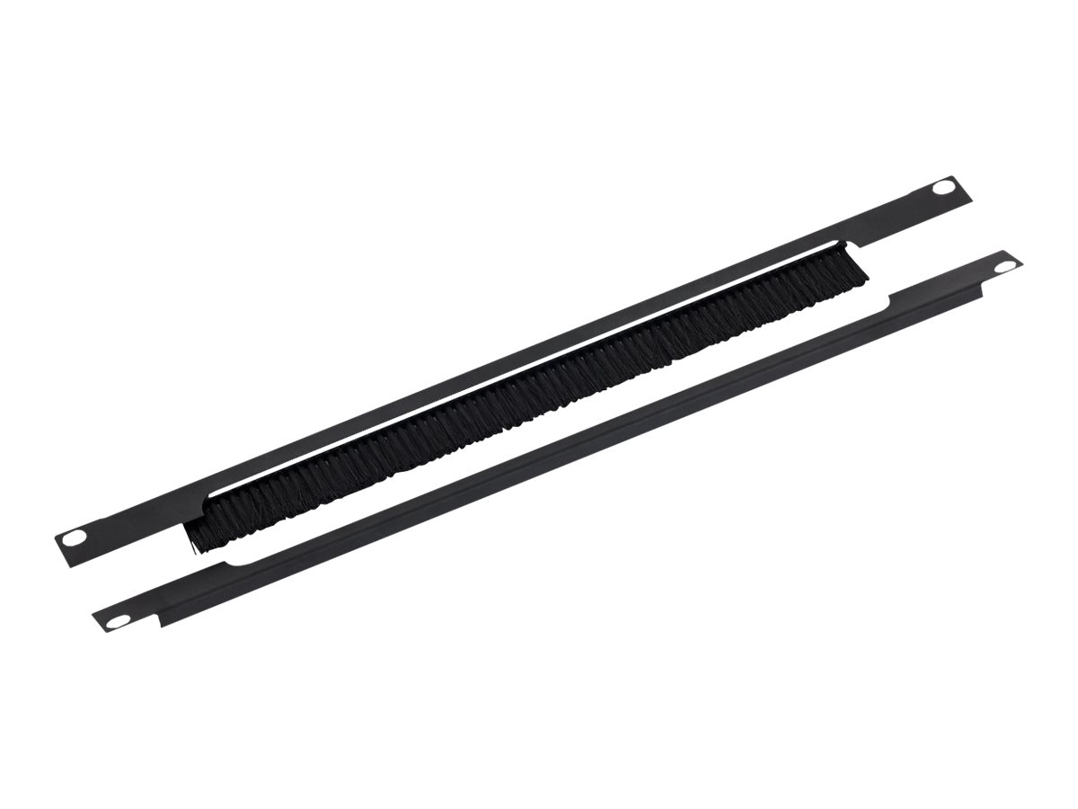 TRITON 48,30cm (19")zbh. Kabeldurchführungsplatte mit Bürste, 1HE, Horizontal g TRITON 48,30cm (19")zbh. Kabeldurchführungsplatte mit Bürste, 1HE, Horizontal g