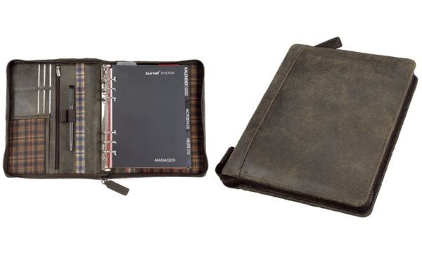 bind Terminplaner Modell 15503-1, A 5, ohne Kalender, braun (5317735)