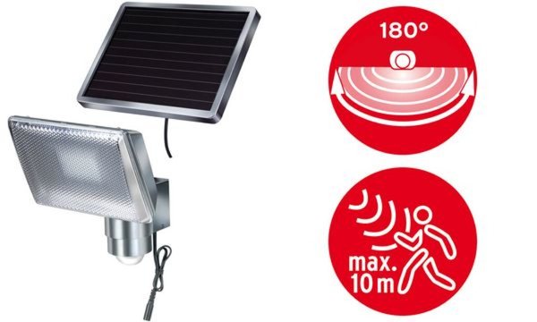 brennenstuhl Solar LED-Strahler SOL 80 ALU, IP 44 (11270896)
