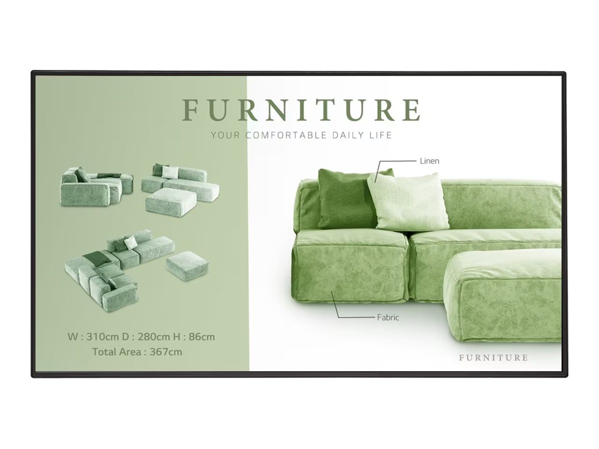 LG 49UM5N-H Signage Display 124,46cm (49")