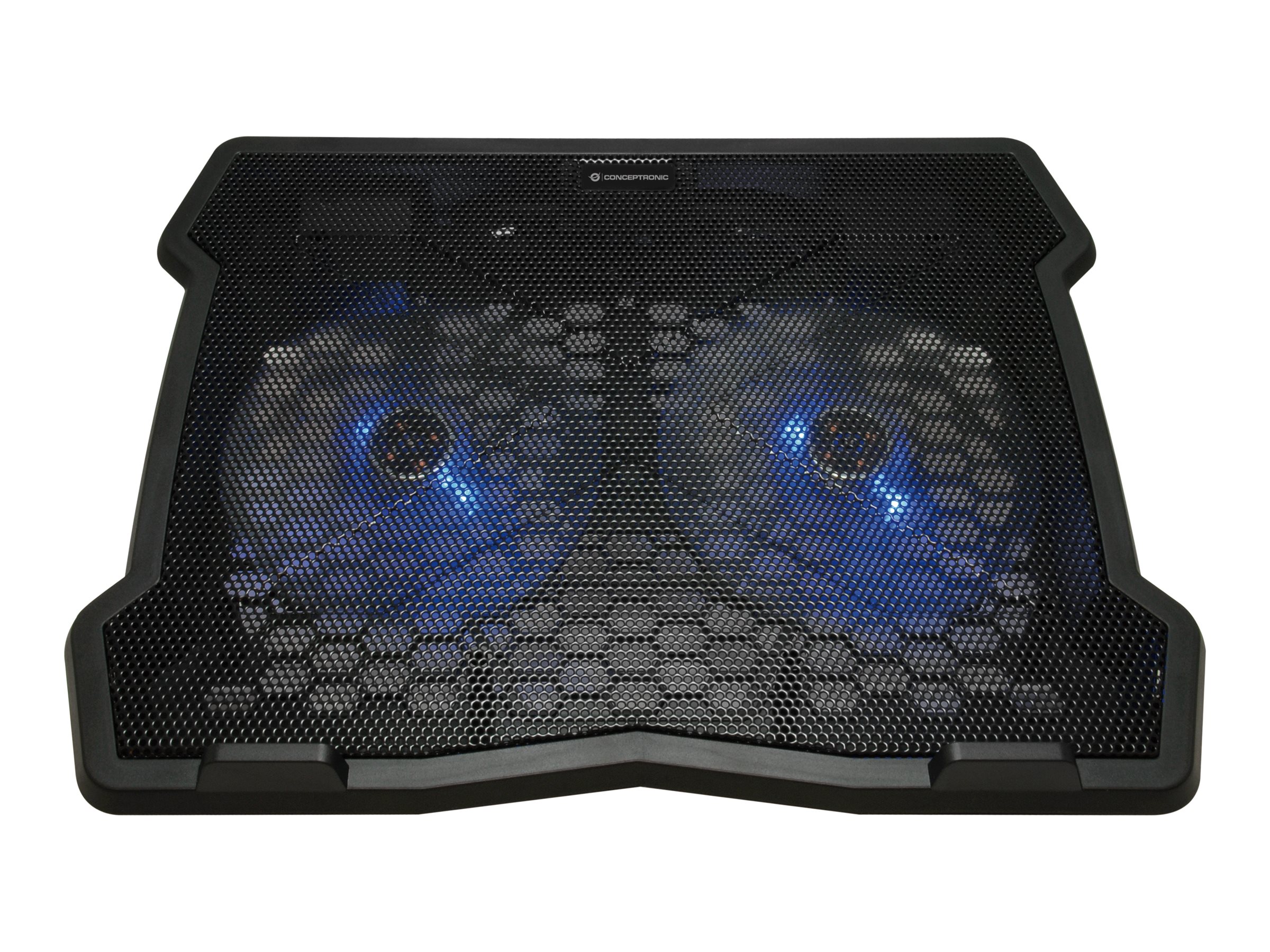CONCEPTRONIC 2-Fan Cooling Pad (15.6")/ schwarz
