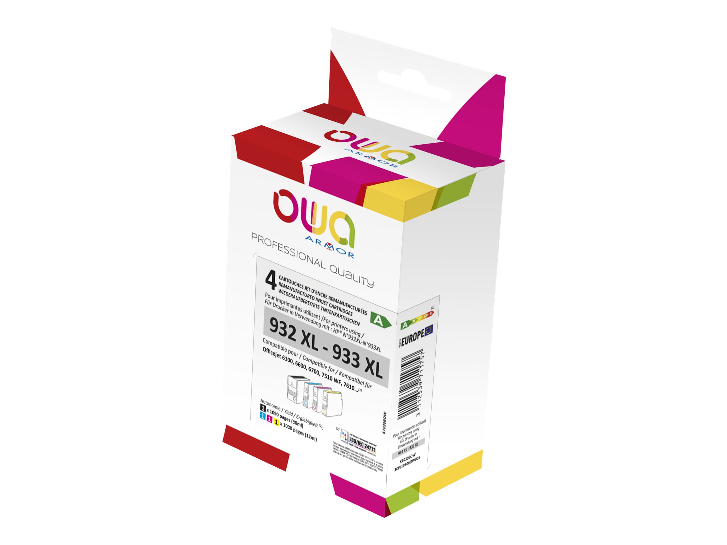 ARMOR OWA Multipack komp. HP 932XL + 393XL CMY