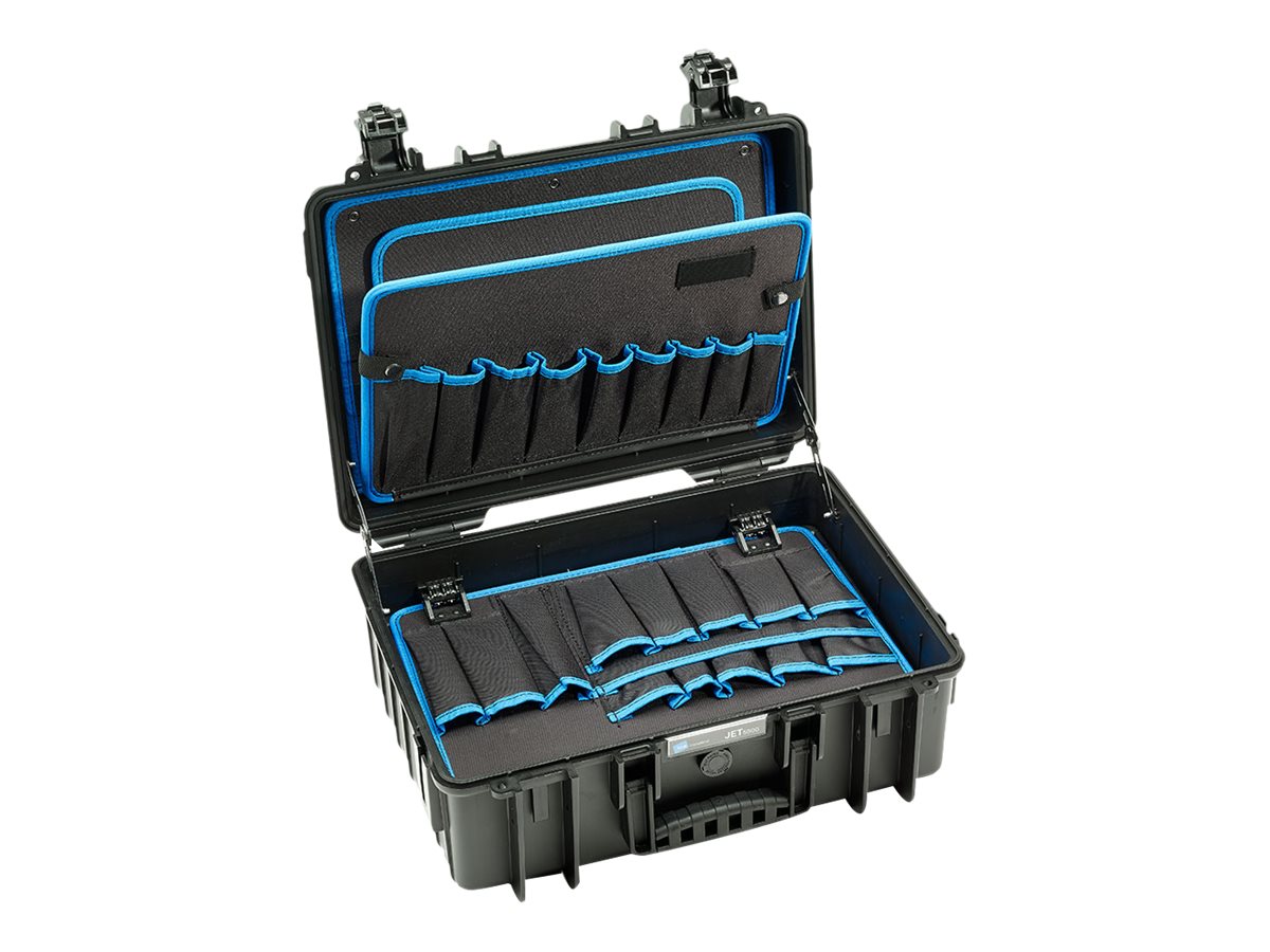 W Tough Case Type JET5000 schwarz mit Taschen Inlay