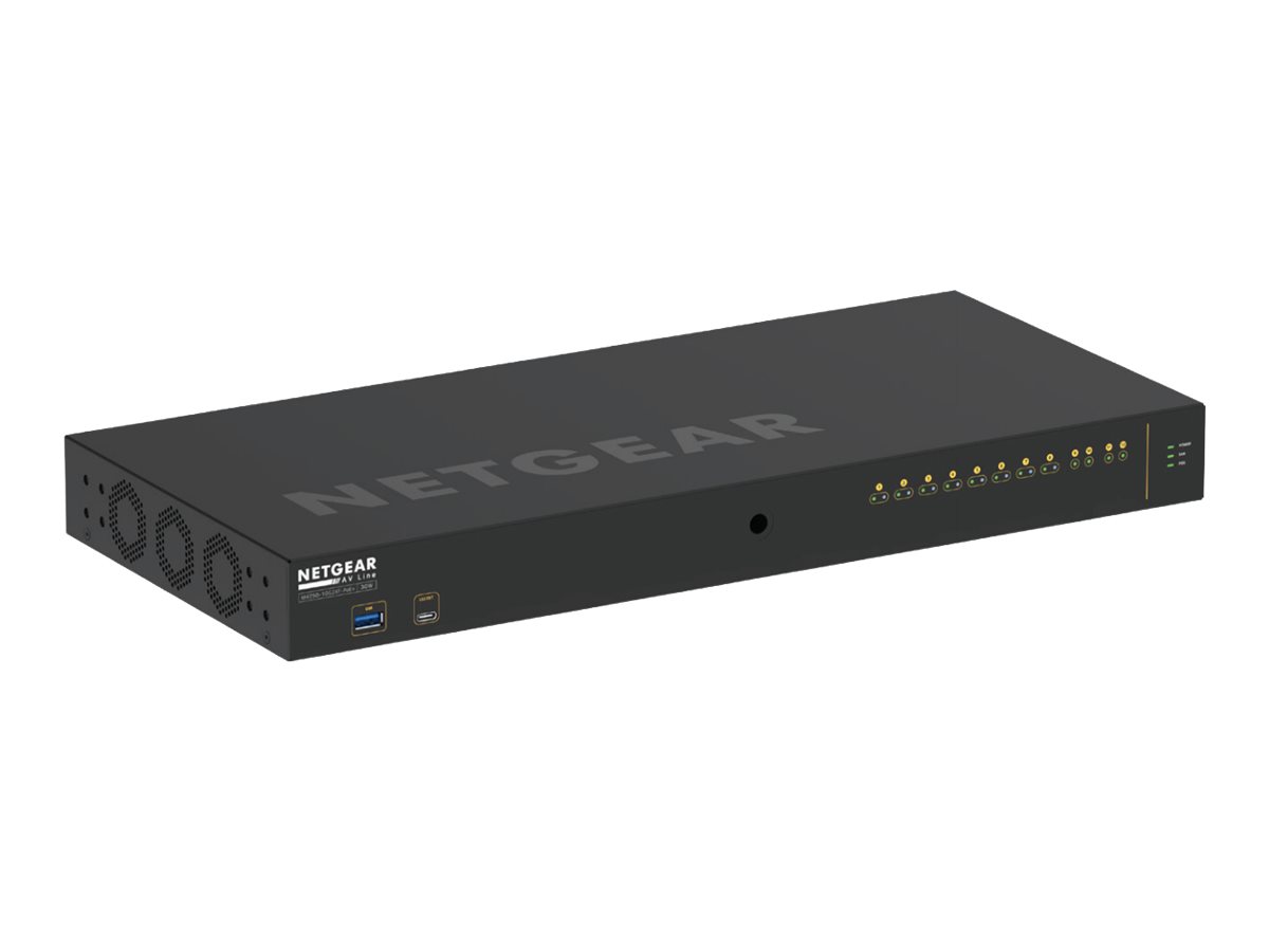 NETGEAR 12-Port AV Line M4250-10G2XF-PoE+ 8x1G PoE+ 240W 2x1G 2xSFP+ Managed Sw