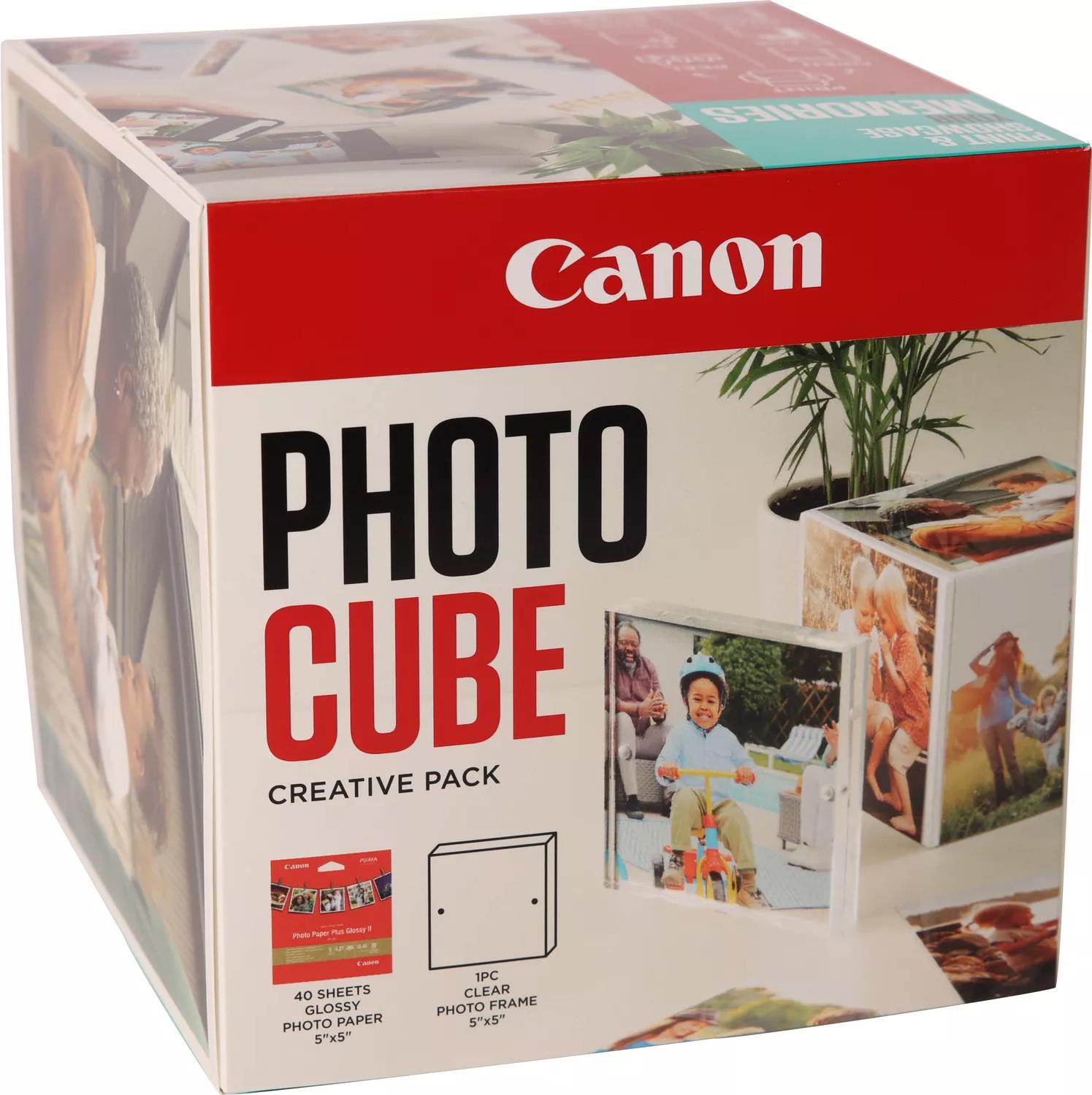 CANON PP-201 13x13 cm Photo Cube Creative Pack White Blue 40 Bl.