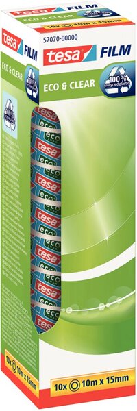 clear 10 Rollen 10m 15mm Office Box