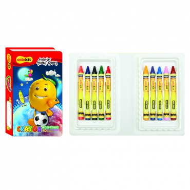 Wachsmalstifte 10 verschiedene Farben in einem Pack