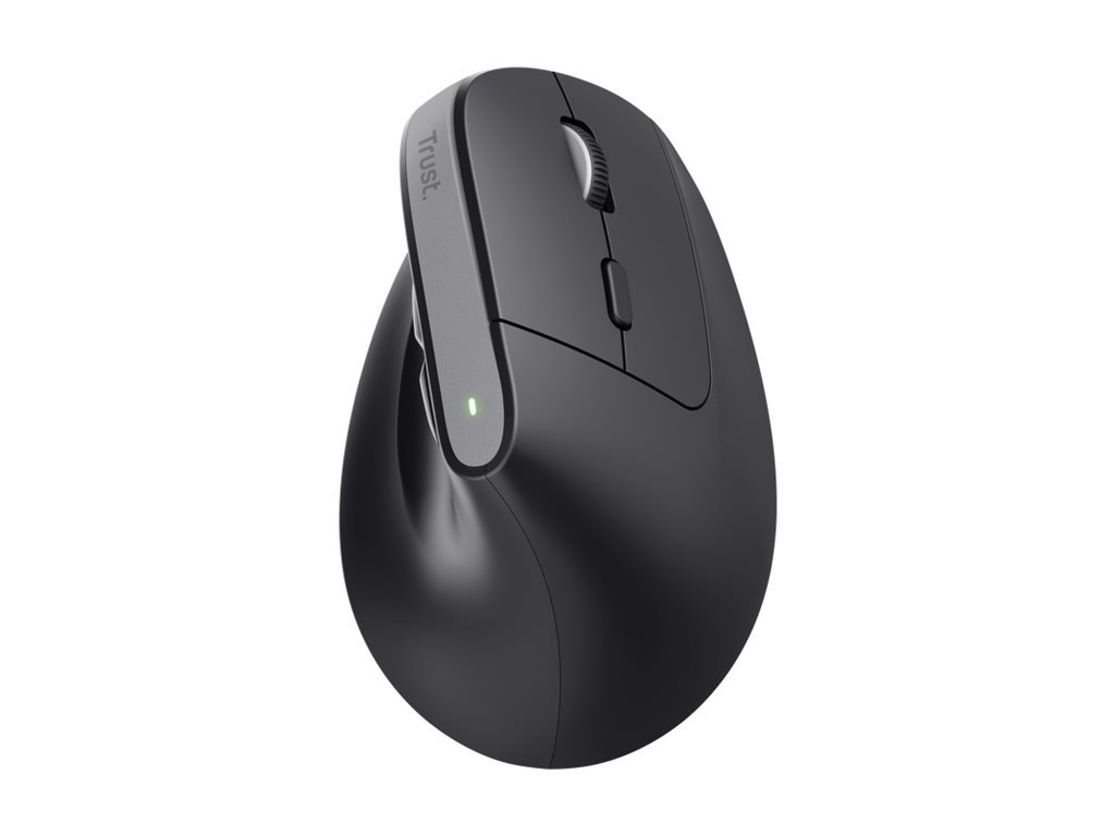 TRUST Bayo+ Ergonomische Maus Bluetooth Optisch Schwarz 6 Tasten