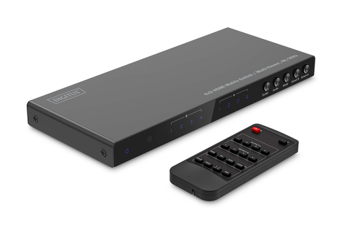 DIGITUS HDMI Matrix Switch 4K/30Hz, 4x2 DIGITUS HDMI Matrix Switch 4K/30Hz, 4x2