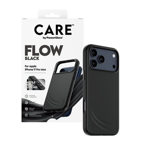 PANZERGLASS CARE Feature FLOW Case black w. MagSafe iPhone 17 Pro Max