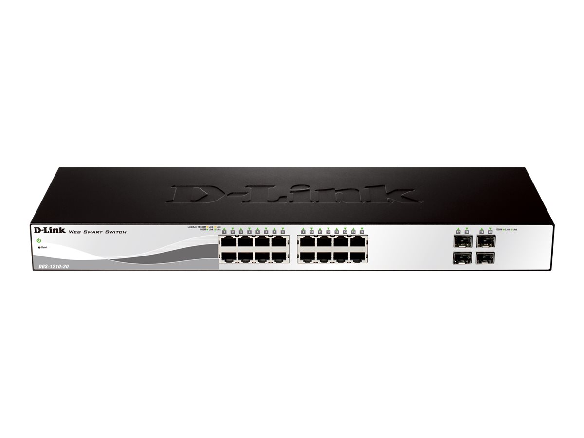 D-LINK 20-Port Layer2 Smart Managed Gigabit Switchdlink|green 3.0, 16x 10/100/1