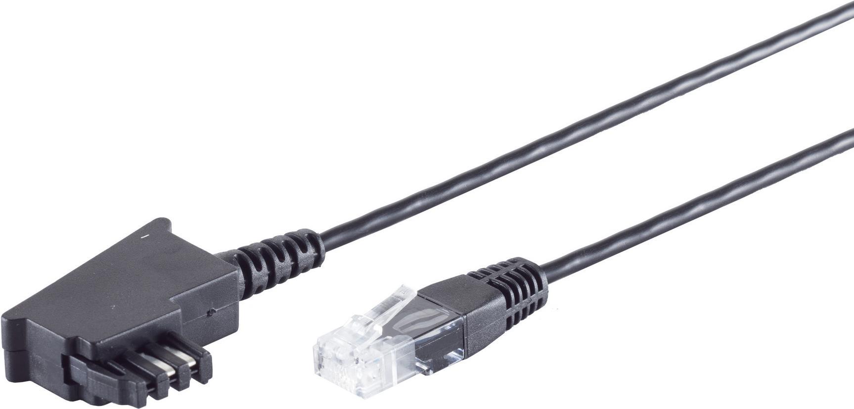 SHIVERPEAKS S/CONN maximum connectivity TAE-F Stecker auf RJ45 Stecker, VDSL Ro