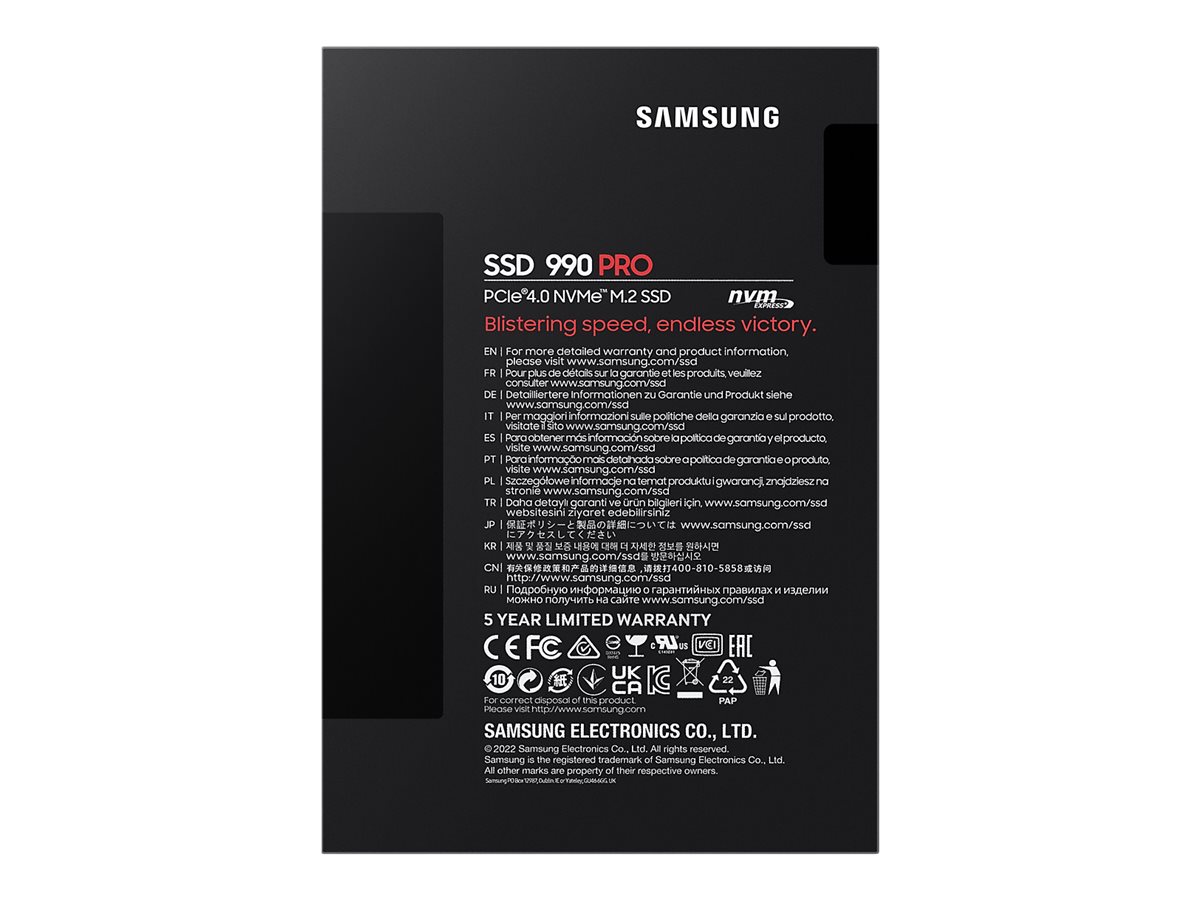 SAMSUNG NVMe SSD 990 Pro 2TB