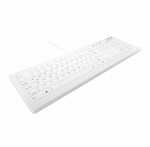 CHERRY AK-C8112 Medical Keyboard mit IP68 Hygiene-Tastatur kabelgebunden weiß