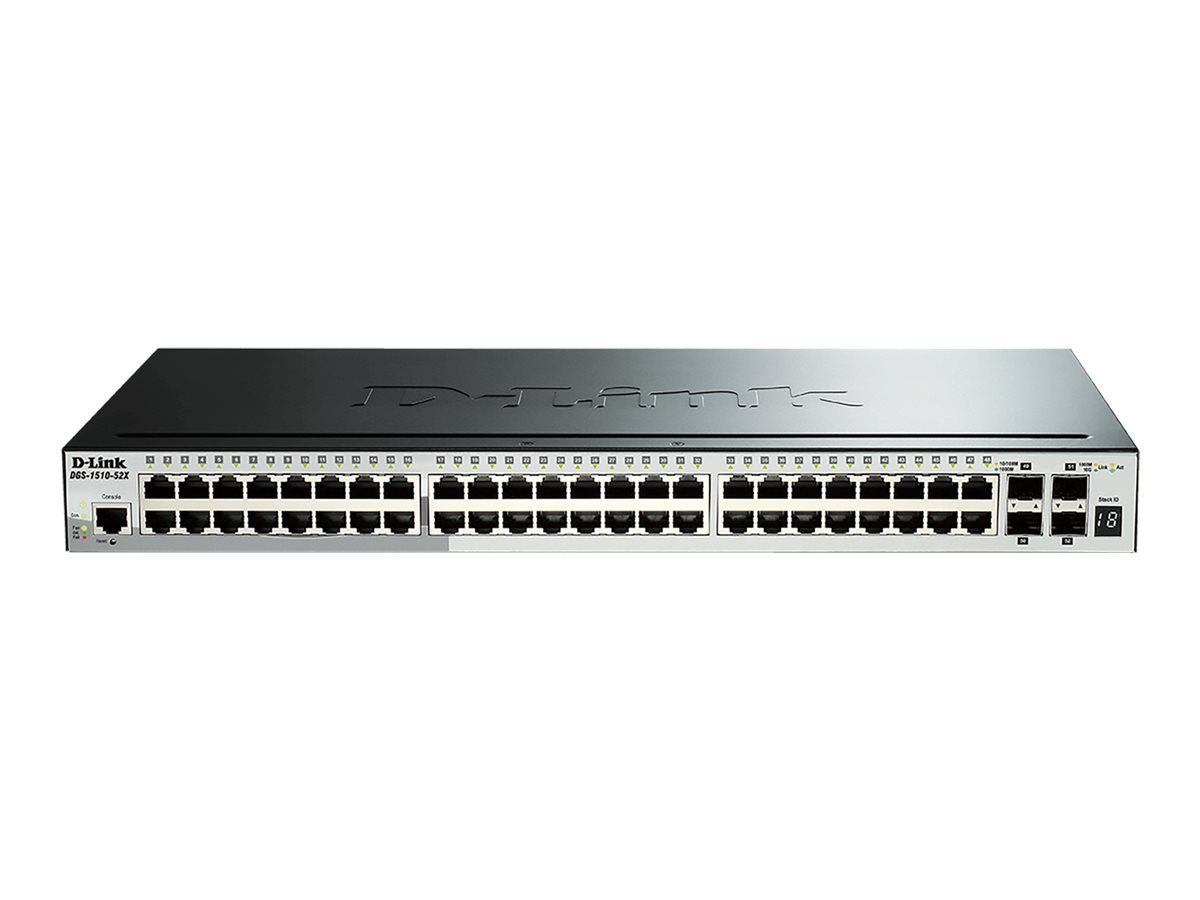 D-LINK 52-Port Smart Managed Gigabit Stack Switch 4x 10G, dlink|green 3.0