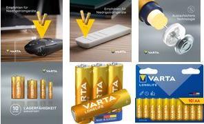 VARTA Alkaline Batterie "LONGLIFE", Mignon AA, 10er