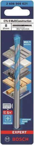 BOSCH Expert CYL-9 MultiConstruction - Bohrer - für Beton, Kunststoff, Stahl, W
