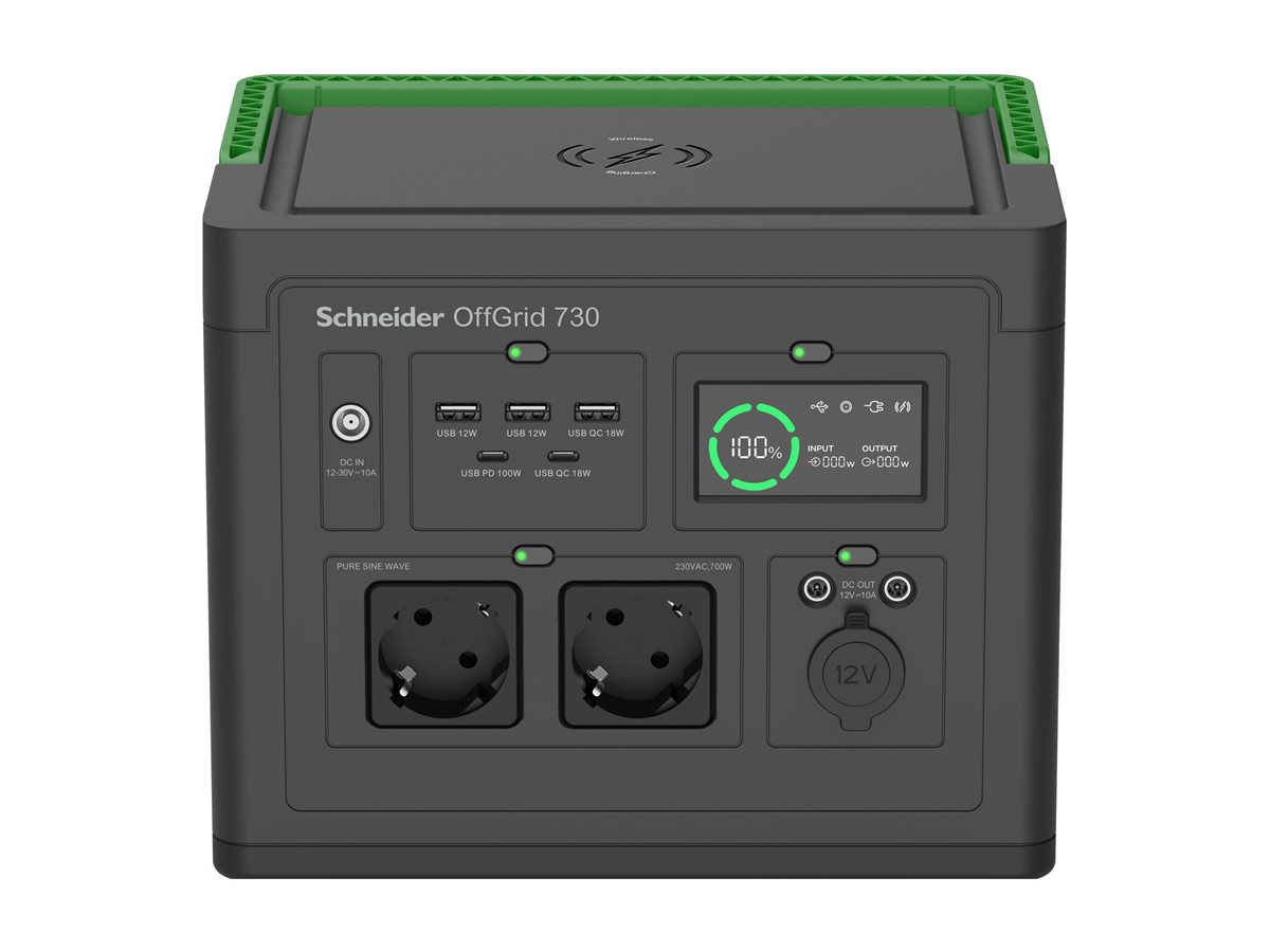 APC Schneider OffGrid Portable Power Station PPS730-GR 700 W