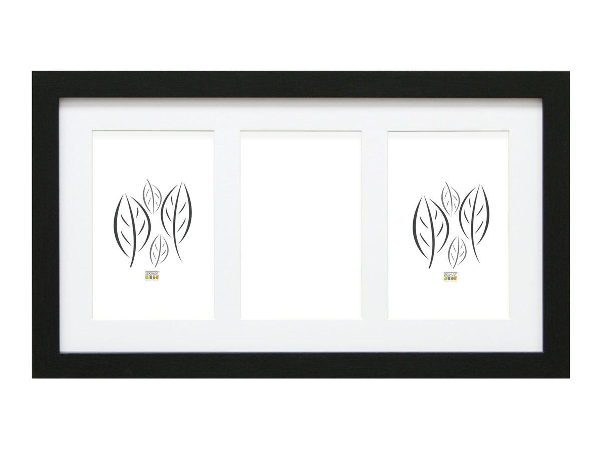 DEKNUDT FRAMES S66KA3 Galerie 3x10x15 Holz schwarz mit Passepartout