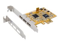 EXSYS PCIe-Karte USB2.0 mit 3Ports