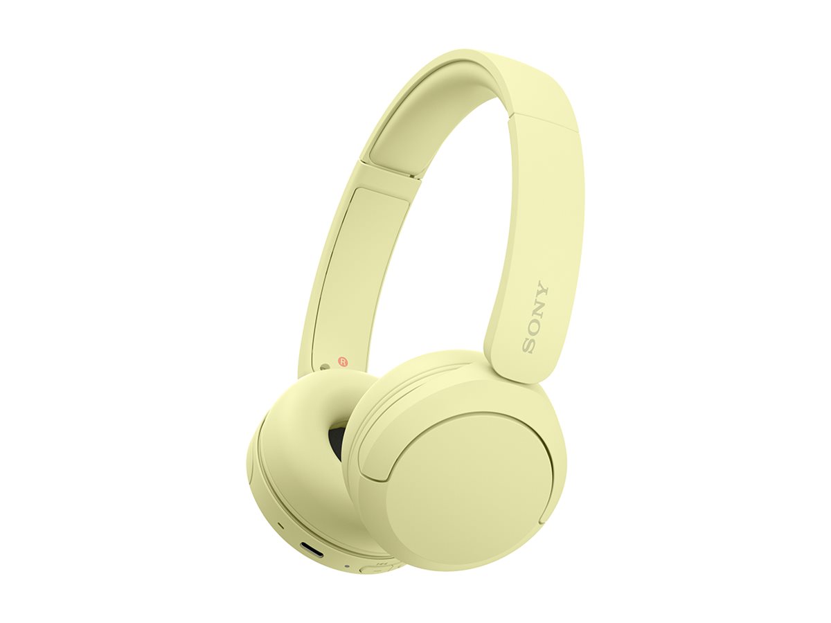 SONY WH-CH520 gelb Over Ear Kopfhörer mit Bluetooth