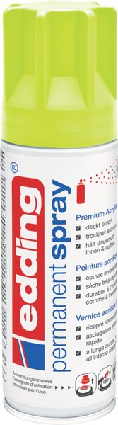 edding 5200 Acrylspray Sprühfarbe neongelb matt